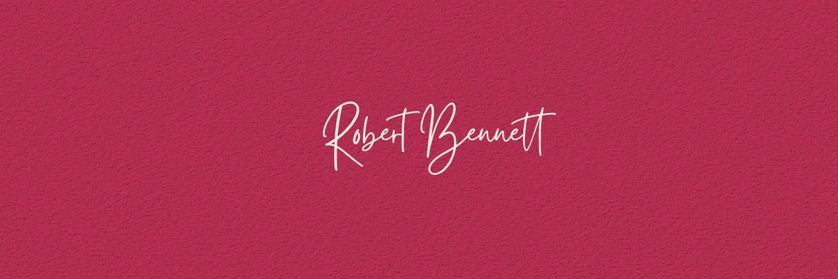 Place card for guest Robert Bennett